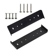 2X Heavy Duty Mailbox Mounting Bracket Set with Screws, Weather Resistant Iron Support for 8 Inch Mailbox