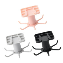 3pcs Adhesive Wall Hooks 360 Rotatable Design No Drill Space Saving Kitchen and Bathroom Organizer