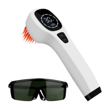 Cold Laser Human/Vet Device with LED Display Targets Joint and Muscles for Infrared Light(4x808nm +12X650nm) EU Plug