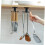 3pcs Adhesive Wall Hooks 360 Rotatable Design No Drill Space Saving Kitchen and Bathroom Organizer 2