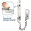 Red Door Chain Lock for Home Security, AntiTheft Front Door Security Chain with Quick Release and Easy Installation 2