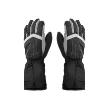 Electric Heated Gloves Waterproof Touchscreen, Automatic Thermostat Winter Gloves for Motorcycle Riding Outdoor Activities (Medium)