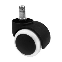 5Pack 2 Inch Office Chair Casters Silent Swivel Wheels Set with Easy Plate Installation