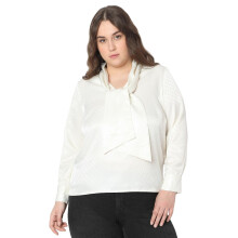 Vero Moda Curve Dames Regular Fit Beige Top