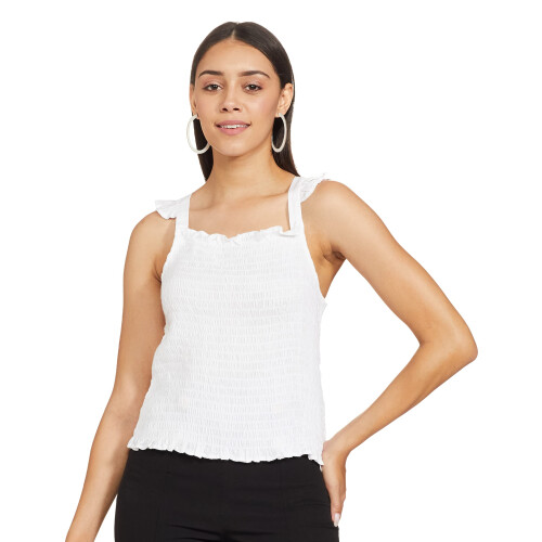 Vero Moda Regular Fit Top (280821902_Sneeuw Wit_S)