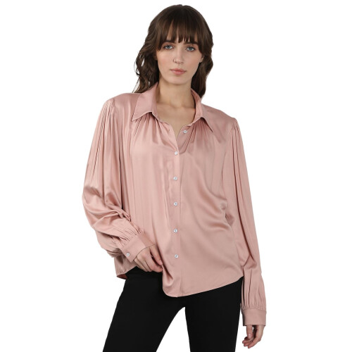 Vero Moda Dames Viscose Regular Fit Roze Shirt