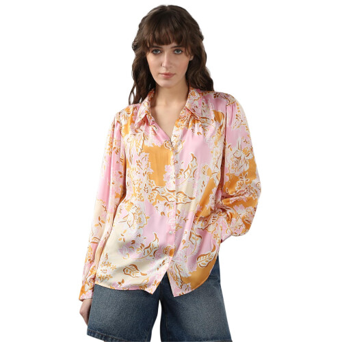 Vero Moda Dames Regular Fit Roze Shirt