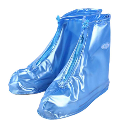 Waterproof Shoe Covers Reusable PVC Rain Boot Protectors Lightweight Foldable Unisex