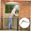 2pcs Heavy Duty Gate Strap Hinges for Barn Doors Outdoor Rustproof Galvanized Iron with Mounting Screws 3