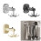 2 Pack Suction Cup Hook 360 Rotating Wall Hook Strong Hold SpaceSaving Multifunctional Hanger Gray 2
