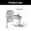 2 Pack Suction Cup Hook 360 Rotating Wall Hook Strong Hold SpaceSaving Multifunctional Hanger Gray 3