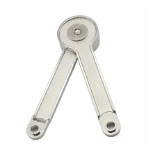 Heavy Duty Door Hinge with Screws, Quiet Lift Up Cabinet Stay, Adjustable Zinc Alloy Cupboard Support
