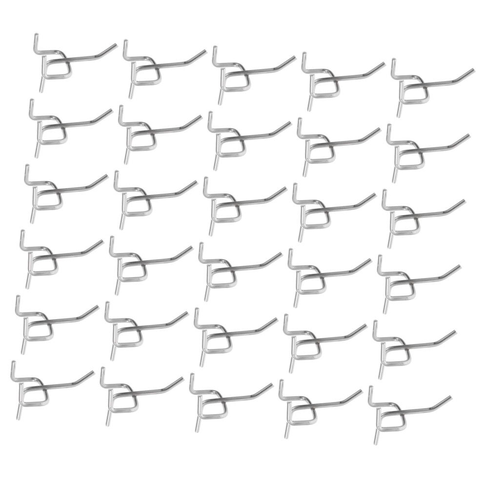 50Pcs Heavy Duty Pegboard Hooks For Tools Garage Storage Organizer Iron Utility Hooks 9092120377088