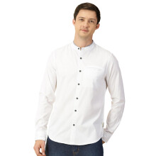 Camisas de Manga Longa para Homem 100% Algodão Thomas Scott_CCSH027_Branco_L