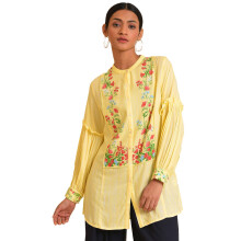 W For Woman Gele Bloemenprint Top (Maat: XS)-23Few31316-119859