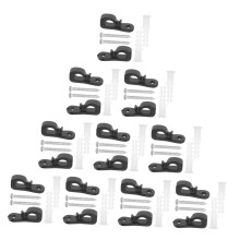 10 Sets Retro Decorative Wall Hooks for Baseball Caps and Hats, No Drilling, Easy Installation