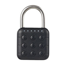 Keyless Smart Padlock with Code Access, Long Battery Life, Durable Lock for Gym, School, and Travel