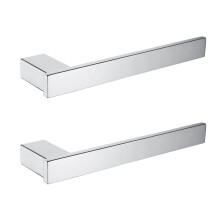 Stainless Steel Wall Mounted Towel Rack and Bar for Bathroom, SpaceSaving MultiHook Design