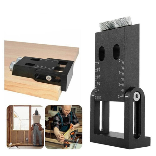 15-Degree Angle Woodworking Oblique Hole Locator 8Pc Angle Drill Guide Set DIY for Woodworking Tools. 2