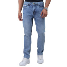 Indian Garage Co Ανδρικά Slim Fit Μπλε Τζιν Mid-Rise
