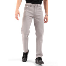 The Indian Garage Co Män Slim Fit Mid-Rise Jeans Grå