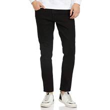 The Indian Garage Co Ανδρικά Slim Jeans (0220-Dnm-10_Mαύρο 28)
