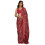 Soch Damernas Djupröda Chanderi Blommönstrad Saree 1