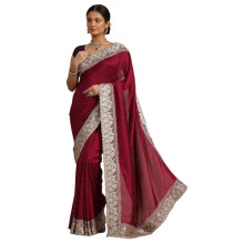 Sari in Seta Mist, Donna Libas con Blusa Inclusa