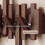 Solid Wood Wall Mounted Coat Rack with Foldable Piano Key Hooks, SpaceSaving Modern Design, Black 65cm 4