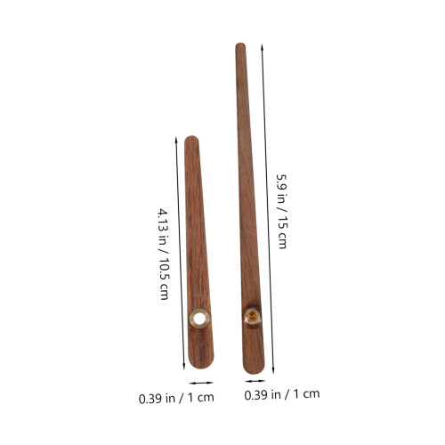Wooden Clock Hands Replacement Set, Lightweight Durable Design for DIY Wall Clock 1