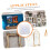 Adhesive Wall Hooks 10pcs Heavy Duty No Drill Picture Hanging Kit for Multi Surface Use 5