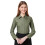 Style Quotient Dames Uni Olijf Polycotton Regular Formele Overhemd 1