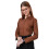 Style Quotient Dames Effen Camel Polycotton Regular Formele Overhemd 1