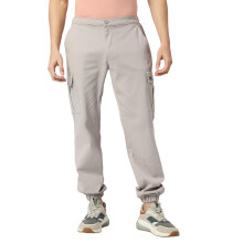 Thomas Scott Heren Effen Slim Fit Broek Grijs
