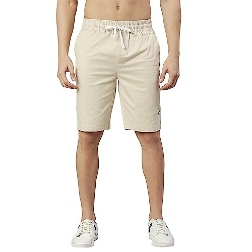 Thomas Scott Ανδρικά Σορτς Slim Fit Μπεζ