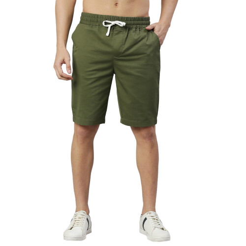 Thomas Scott Ανδρικά Σορτς Slim Fit Πράσινα