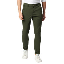 Calças Masculinas Thomas Scott Ajuste Regular Verde Escuro