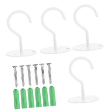 4pcs Ceiling Plant Hangers Heavy Duty Dual Mount Hooks for Indoor Outdoor Hanging Planters