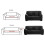 2/3 Seater Sofa Slipcover Stretch Protector Soft Couch Cover Washable Easy Fit black 7
