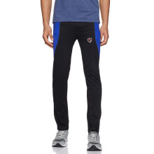 Sporto Heren Trainingsbroek (Tracks#106_Zwart Blauw_Groot)