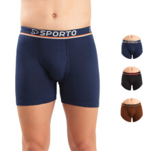 Sporto Calções Longos para Homens - Preto (L, Força Aérea, Preto, Castanho Claro)