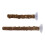 2PCS Wood Bird Perch Stand with Suction Cup Design For Parrots 1