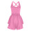 Women's Romper Sleeveless Running Athletic Padded-orangered M 2