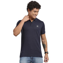 Rock.It Μπλε Πόλο T-Shirt Χωρίς Σχέδιο