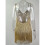 Spaghetti Strap Open Back Sparkling Fringe Cocktail-Silver S 6