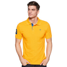 Deniklo Ανδρικό Πόλο T-Shirt Κανονική Εφαρμογή (Dk120-3Xl_Amber)