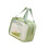 Large Makeup Storage Bag With Handle For-Green single layer 1