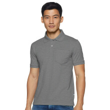 Bumchums Polo Regular Fit Masculino (Rbmts2013T130000M_Cinza Melange M)