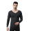 Dixcy Josh Ανδρικό V-Neck Φούτερ Μάκρυ Μανίκι (Σκούρο Γκρι Μελανζέ)-Μ 1