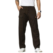 Thomas Scott Heren 100% Katoenen 6 Zak Cargo Broek (Donkergroen, 30)